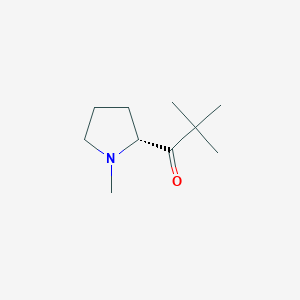 2,2-dimethyl-1-[(2R)-1-methylpyrrolidin-2-yl]propan-1-one