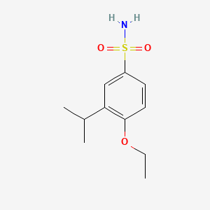 molecular formula C11H17NO3S B604901 4-Ethoxy-3-(propan-2-yl)benzene-1-sulfonamide CAS No. 1094537-20-8