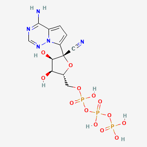molecular formula C12H16N5O13P3 B604917 Remdesivir triphosphate CAS No. 1355149-45-9