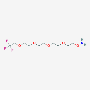 molecular formula C10H20F3NO5 B604924 1,1,1-Trifluoroethyl-PEG4-Aminooxy CAS No. 1895922-78-7