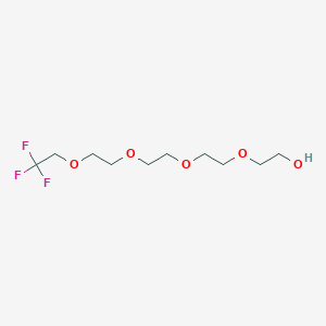 molecular formula C10H19F3O5 B604926 1,1,1-Trifluoroethyl-PEG5-Alcohol CAS No. 1807512-41-9
