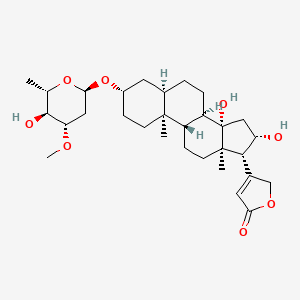 molecular formula C30H46O8 B604929 Desacetyloleandrin CAS No. 36190-93-9