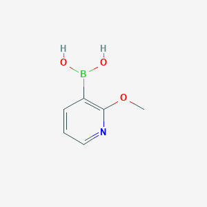 molecular formula C6H8BNO3 B060493 2-Methoxypyridine-3-boronic acid CAS No. 163105-90-6