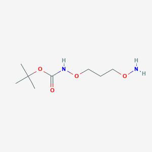molecular formula C8H18N2O4 B604939 1-(t-Boc-Aminooxy)-3-aminooxy-propane CAS No. 1352546-80-5
