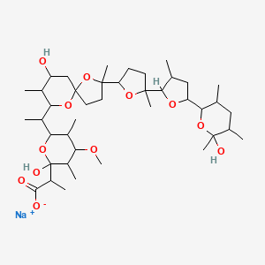 molecular formula C41H69NaO12 B604944 Mutalomycin sodium CAS No. 124918-42-9