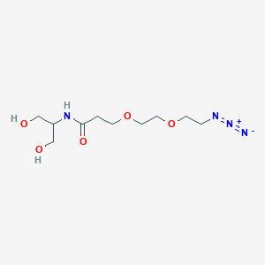 molecular formula C10H20N4O5 B604947 2-(Azido-PEG2-amido)-1,3-propandiol CAS No. 1398044-52-4