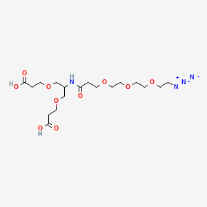 2-(Azido-PEG3-amido)-1,3-bis(carboxylethoxy)propane
