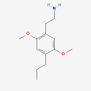 molecular formula C13H21NO2 B604952 2,5-Dimethoxy-4-propylphenethylamine CAS No. 207740-22-5