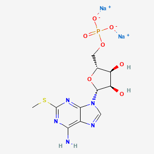 molecular formula C11H14N5Na2O7PS B604957 2-MeS-AMP bis-sodium CAS No. 81921-45-1