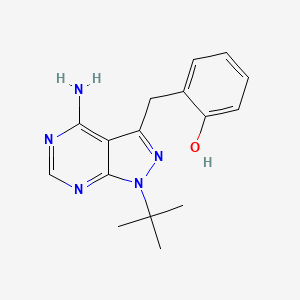 molecular formula C16H19N5O B604958 2OH-Bnpp1 CAS No. 833481-73-5