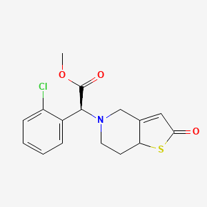 molecular formula C16H16ClNO3S B604959 2-Oxo-clopidogrel CAS No. 1147350-75-1