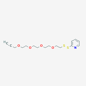 molecular formula C16H23NO4S2 B604963 (2-pyridyldithio)-PEG4-propargyl CAS No. 2170240-99-8