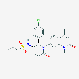 molecular formula C26H30ClN3O4S B604964 (2S,3R)-LP99 