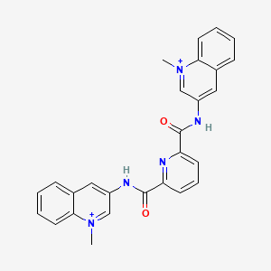 molecular formula C27H23N5O2+2 B604971 360A 
