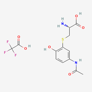 molecular formula C13H15F3N2O6S B604975 3-Cysteinylacetaminophen Trifluoroacetic Acid Salt CAS No. 1331891-93-0