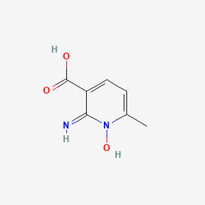molecular formula C7H8N2O3 B604978 2-氨基-3-羧基-6-甲基吡啶 1-氧化物 CAS No. 1391062-88-6