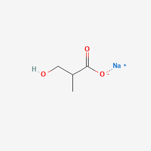 molecular formula C4H7NaO3 B604979 3-羟基-2-甲基丙酸钠 CAS No. 1219589-99-7