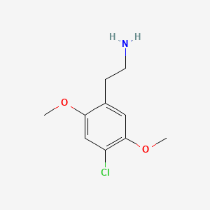 molecular formula C10H14ClNO2 B604986 1-(4-Chloro-2,5-dimethoxyphenyl)-2-aminoethane CAS No. 88441-14-9