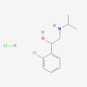 molecular formula C11H16ClNO.HCl B000605 Clorprenaline hydrochloride CAS No. 6933-90-0