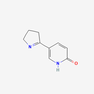 molecular formula C9H10N2O B605014 Unii-J5CB6U3VX6 CAS No. 70969-38-9