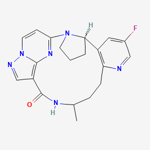 molecular formula C20H21FN6O B605015 LOXO-195 R racemate 