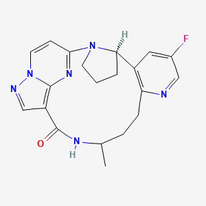 molecular formula C20H21FN6O B605015 LOXO-195 R 外消旋体 CAS No. 1350884-56-8