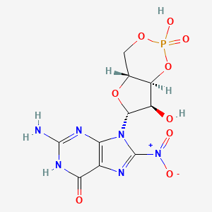 molecular formula C10H10N6NaO9P B605025 8-Nitro-cGMP CAS No. 913645-39-3
