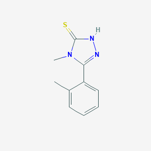 4-methyl-5-(2-methylphenyl)-4H-1,2,4-triazole-3-thiol