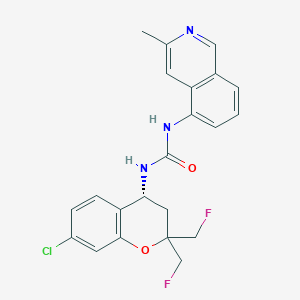 molecular formula C22H20ClF2N3O2 B605032 A-1165442 