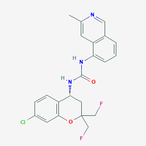 molecular formula C22H20ClF2N3O2 B605032 A-1165442 CAS No. 1221443-94-2