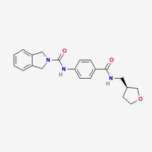 N-[4-({[(3s)-Oxolan-3-Yl]methyl}carbamoyl)phenyl]-1,3-Dihydro-2h-Isoindole-2-Carboxamide