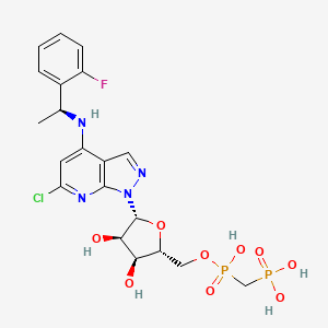 molecular formula C20H24ClFN4O9P2 B605076 Unii-J6K8wsv73A CAS No. 2105904-82-1