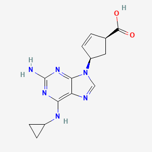molecular formula C14H16N6O2 B605079 Abacavir carboxylate CAS No. 384380-52-3