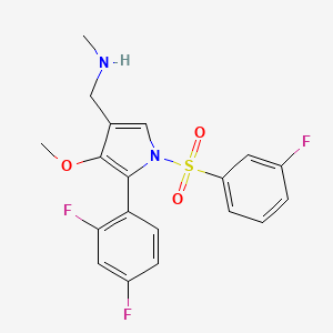 molecular formula C19H17F3N2O3S B605094 Abeprazan CAS No. 1902954-60-2
