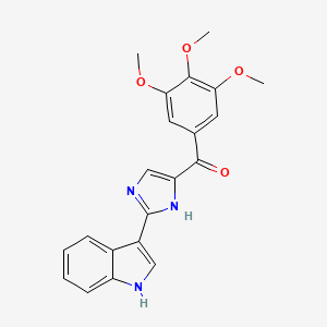 molecular formula C21H19N3O4 B605096 Sabizabulin CAS No. 1332881-26-1