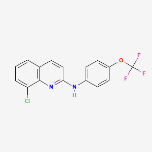 molecular formula C16H10ClF3N2O B605113 Obefazimod CAS No. 1258453-75-6