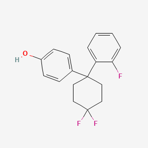 molecular formula C18H17F3O B605114 AC-186 