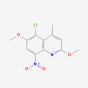 5-Chloro-2,6-dimethoxy-4-methyl-8-nitroquinoline