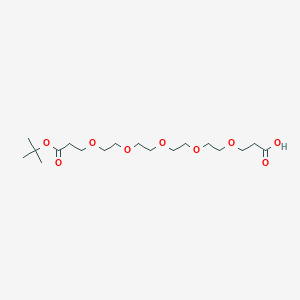 molecular formula C18H34O9 B605145 Carboxy-PEG5-t-butyl ester CAS No. 1309460-29-4