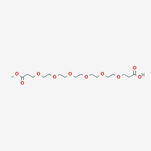 molecular formula C17H32O10 B605147 Acid-PEG6-mono-methyl ester CAS No. 1807512-38-4
