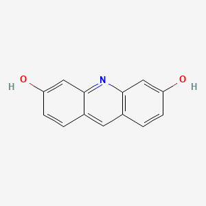 molecular formula C13H9NO2 B605157 Acridine-3,6-diol CAS No. 43129-74-4