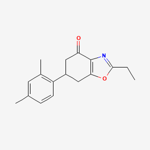 6-(2,4-Dimethylphenyl)-2-ethyl-4,5,6,7-tetrahydro-1,3-benzoxazol-4-one