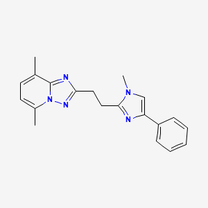 molecular formula C20H21N5 B605197 AE-92686 CAS No. 1201689-10-2