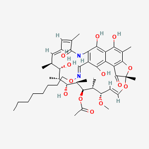 molecular formula C46H64N2O13 B605202 Rifampicin AF 013 CAS No. 35225-13-9