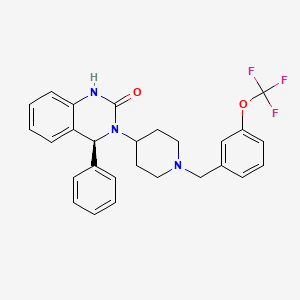 molecular formula C27H26F3N3O2 B605209 Afacifenacin CAS No. 877606-63-8
