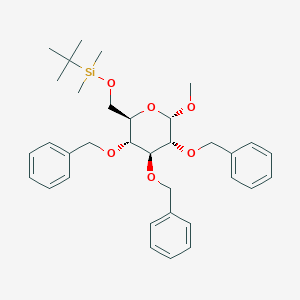 Methyl 2,3,4-tri-O-benzyl-6-O-tert-butyldimethylsilyl-A-D-glucopyranoside