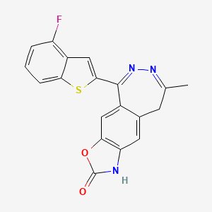 molecular formula C19H12FN3O2S B605213 Afizagabar CAS No. 1398496-82-6