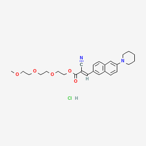 molecular formula C26H33ClN2O5 B605216 Aftobetin Hydrochloride CAS No. 1353222-83-9