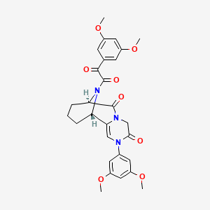 molecular formula C28H29N3O8 B605226 AG-5507 CAS No. 294865-05-7