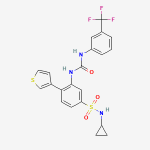 molecular formula C21H18F3N3O3S2 B605237 AGI-6780 CAS No. 1432660-47-3